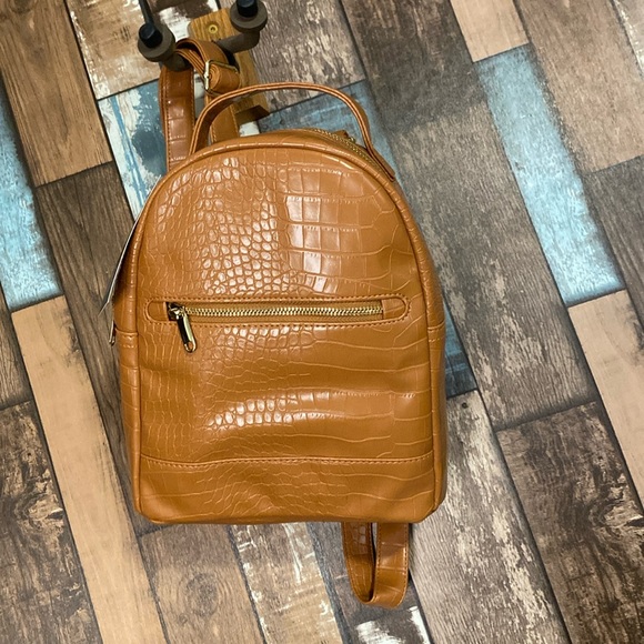 wild fable Bags Wild Fable Brown Backpack Purse Poshmark